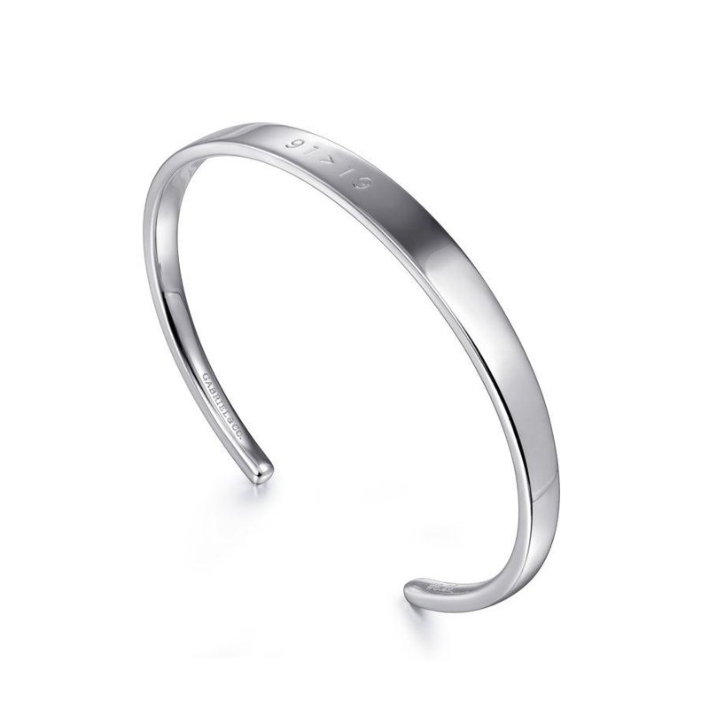 Gabriel Fashion 91 > 19 925 Sterling Silver Bangle BG9119-62SVJJJ