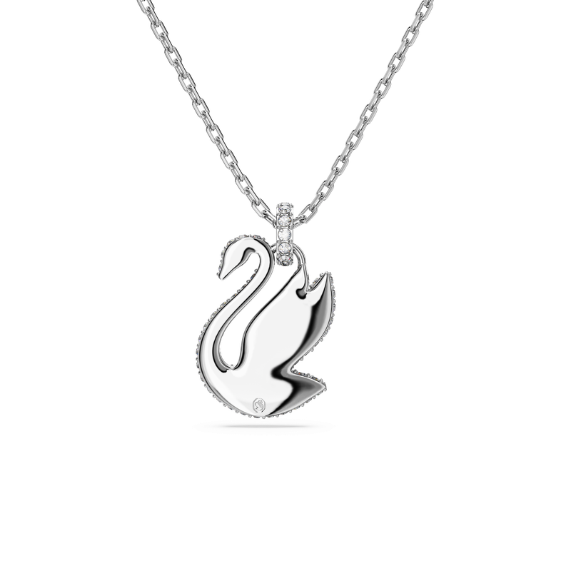 SS ICONIC SWAN:PEND PENDANT XS CRY/RHS