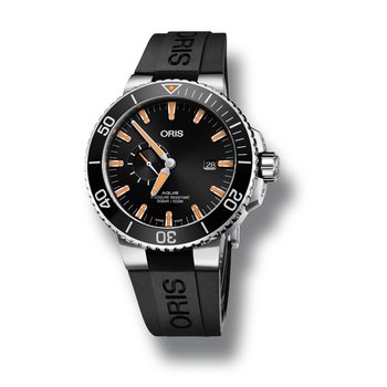 Oris aquis black orange hotsell