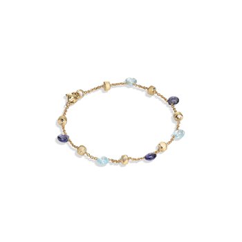 Marco Bicego Paradise Yellow Gold Iolite and Blue Topaz Short