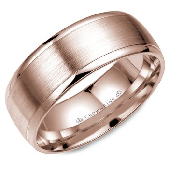 CrownRing Wedding Band WB-7019-M10 - Executive Diamonds Ltd.