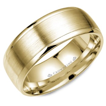 CrownRing Wedding Band WB-7019-M10 - Executive Diamonds Ltd.