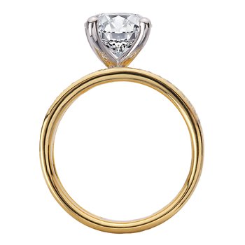 Romance Infinity Band Semi-Mount Diamond Engagement Ring Romance Infinity Band Semi-Mount Diamond Engagement Ring
