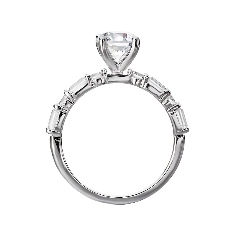 Romance Sapphire and Diamond Semi-Mount Ring 119268-RD100K