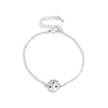 Silvertone Tree of Life Bracelet JBR71282ST