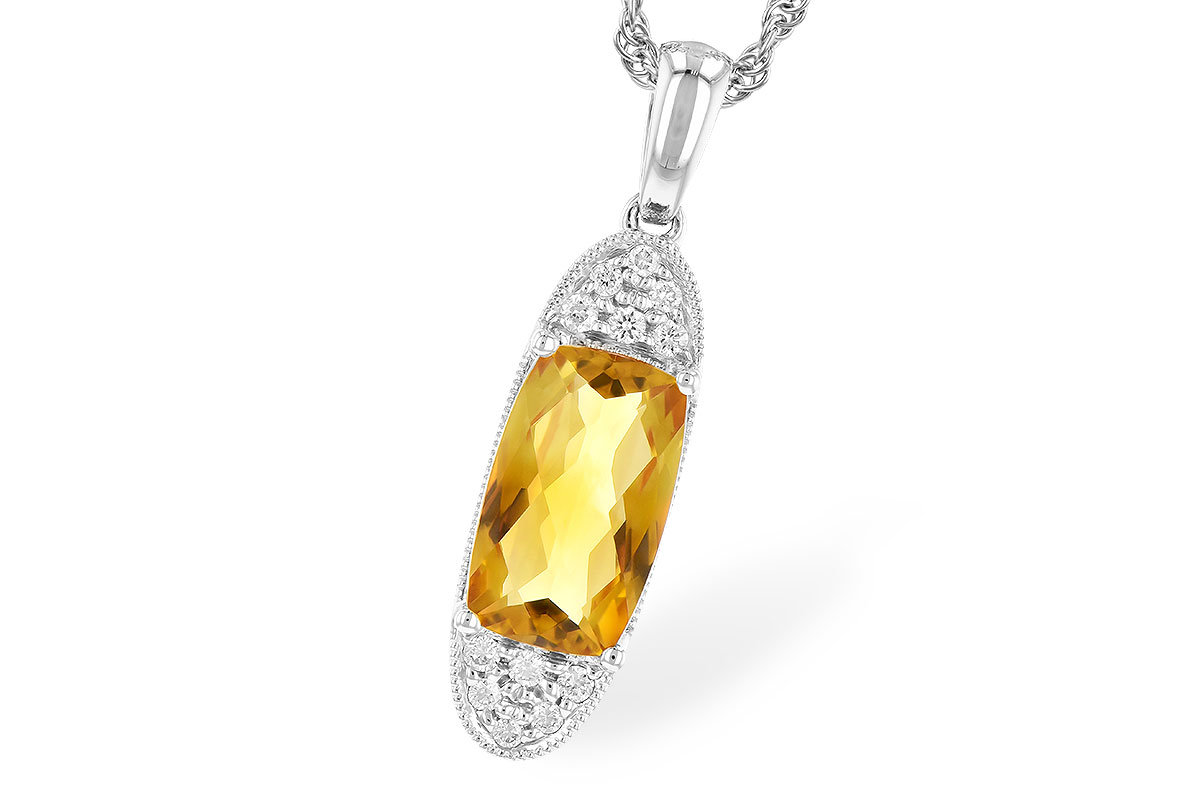 Allison Kaufman 14KT Gold Citrine Necklace K272-89749 - Apex Jewelers