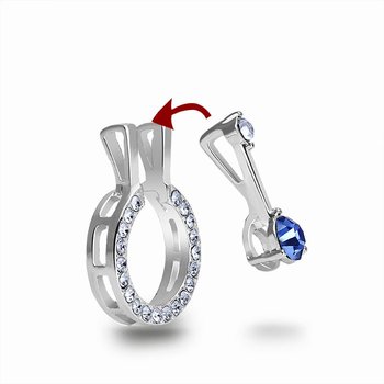 Interchangeable Round Pendant Set S-JJS91325SSTCC