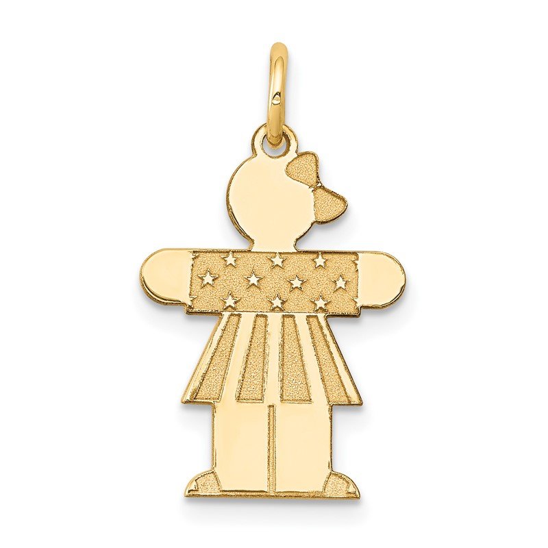 kyanna⭐︎ Quality Gold 14k Kid Charm XK1123Y - Nyman Jewelers