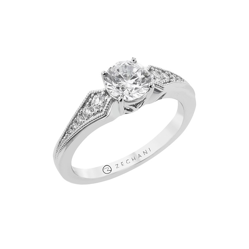 Zeghani ZR1541-A ENGAGEMENT RING ZR1541-A Jewellery by Sanders