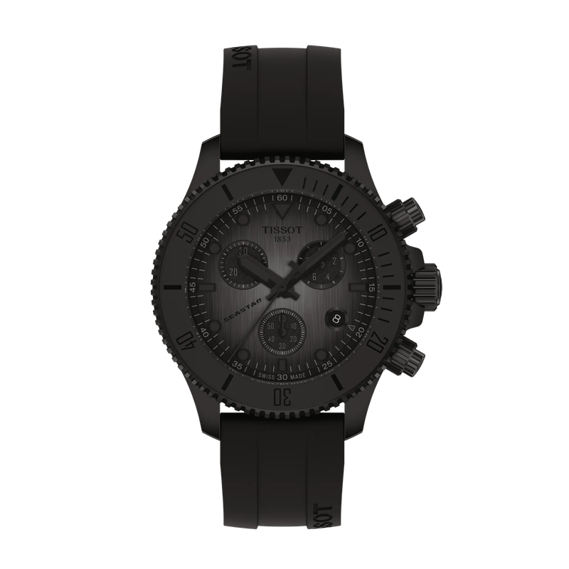 TISSOT シースター1000 オールブラック 実機レビュー】ティソSEASTAR1000パワーマティック80 40mm