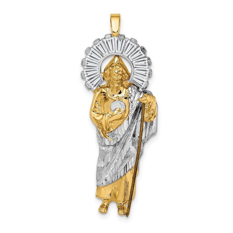 14kt Gold Saint Jude outlet Pendant