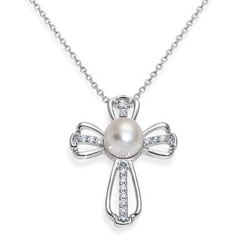 Cross Pearl Pendant T494-TY01728