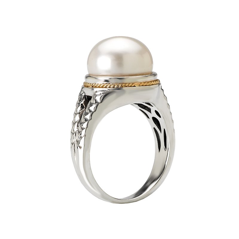 Eleganza Ladies Fashion Pearl Ring 710875-8 - Lowe's Jewelers