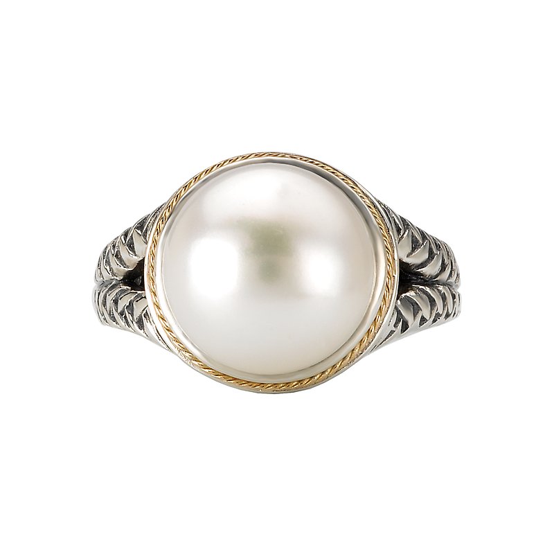 Eleganza Ladies Fashion Pearl Ring 710875-8 - Linden's
