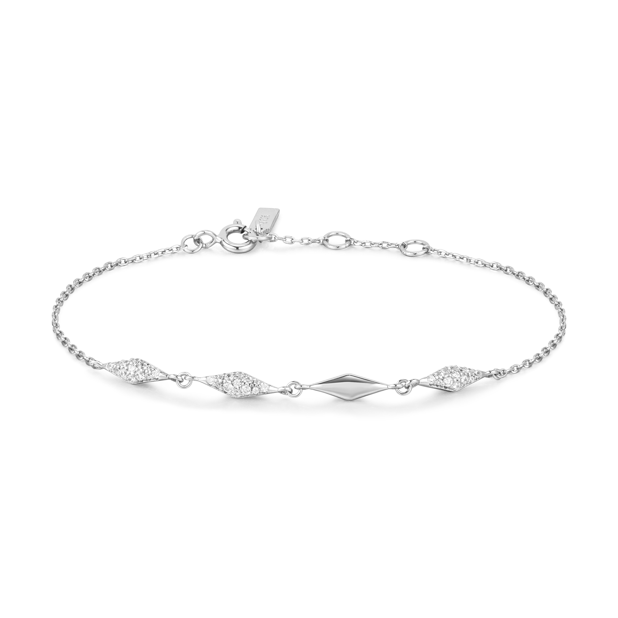 ANIA HAIE Silver Multi Sparkle Bracelet B061-04H - J.F. Kruse Jewelers