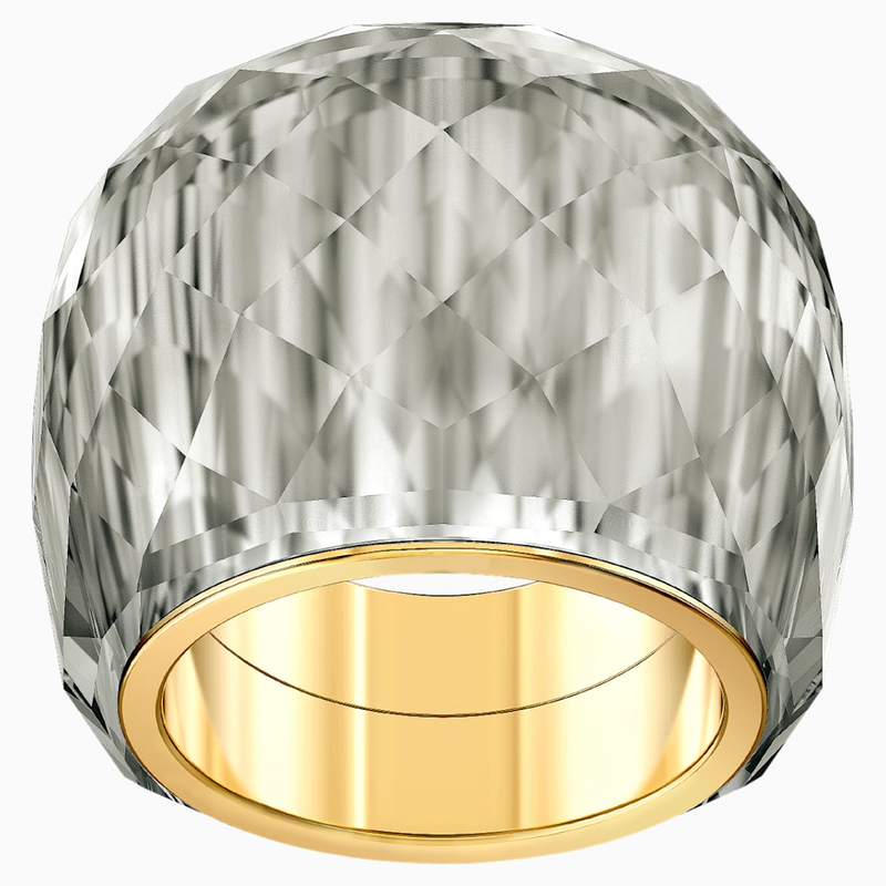 Swarovski Nirvana Ring, Gray, Gold-tone PVD 5474356 - Jeffrey Jewelry