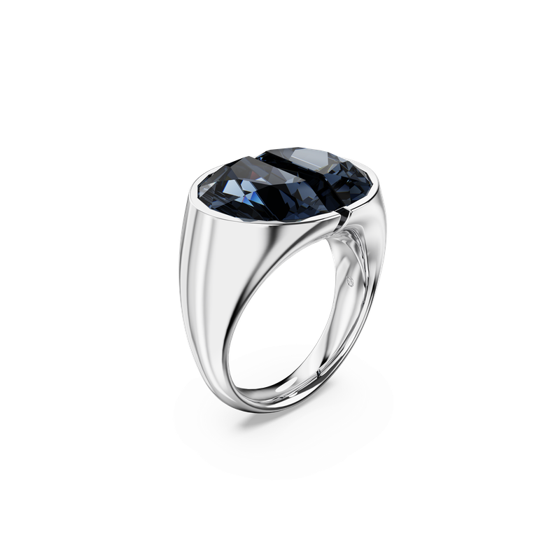 Swarovski Lucent cocktail ring, Gray, Rhodium plated 5674985 Swarovski Lucent cocktail ring, Gray, Rhodium plated 5674985