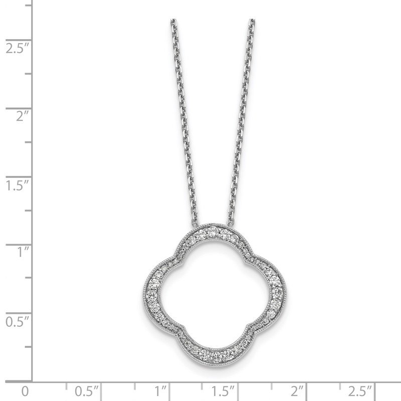 True Origin 14K White Gold 1/6 carat Lab Grown Diamond VS+ F+ 18 in ...