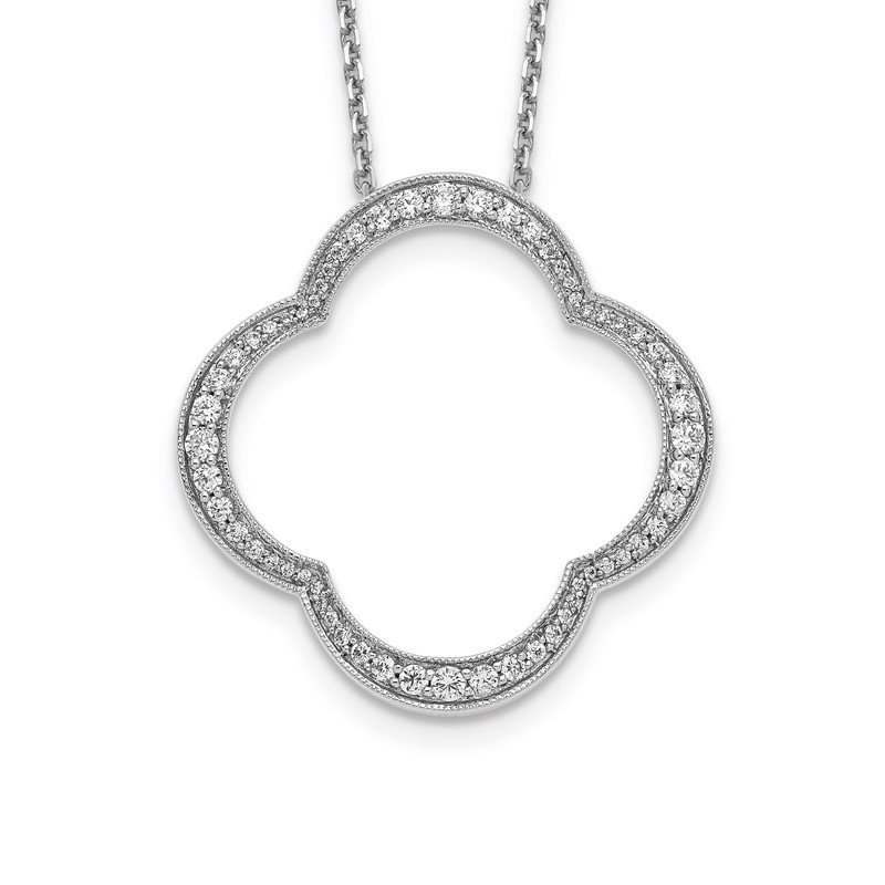 True Origin 14K White Gold 1/6 carat Lab Grown Diamond VS+ F+ 18 in ...