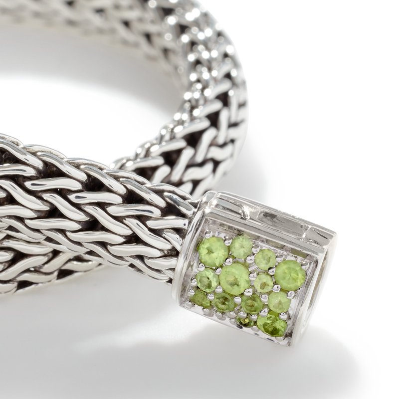 JOHN HARDY Icon Bracelet, Sterling Silver, Pavé, 6.5MM