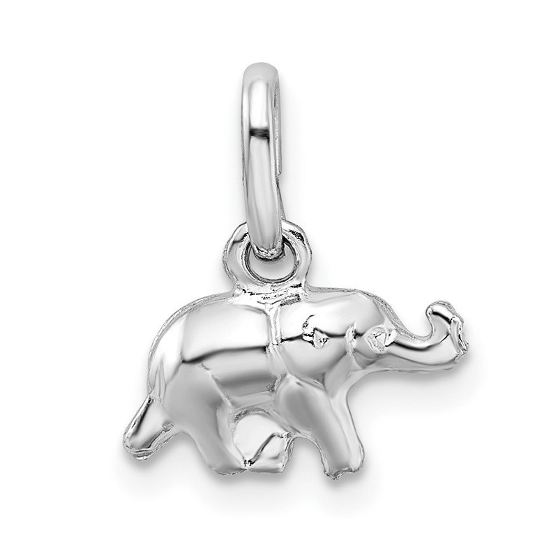 Elephant Charm Polished Sterling Silver Elephant Charm Polished Sterling Silver