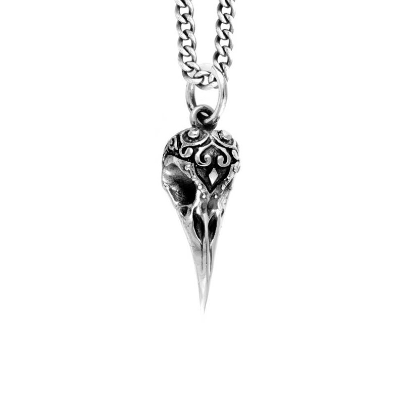 King Baby Small Raven Skull Pendant K10-5837 - Joe Koen and Son