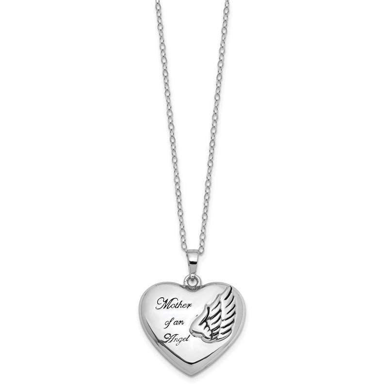 Sterling Silver Mother Of An Angel Ash Holder 18in. Necklace Sterling Silver Mother Of An Angel Ash Holder 18in. Necklace