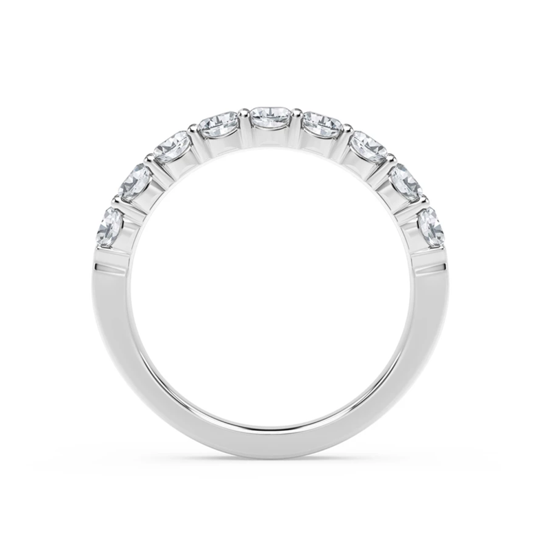De Beers Forevermark 9 Stone Ladies Diamond Wedding Band CM