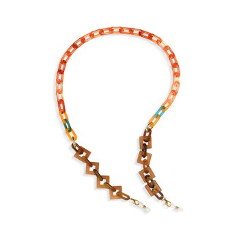 Acrylic Geometric Link Eyewear Chains CO00001-O