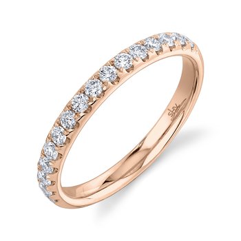 Shy Creation 0.51Ct 14K Y/G Diamond Eternity Band Sz 4.5