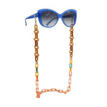 Acrylic Geometric Link Eyewear Chains CO00001-O