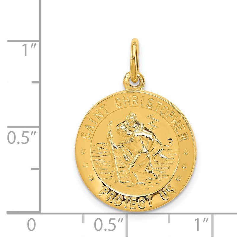 24 carat gold st christopher discount