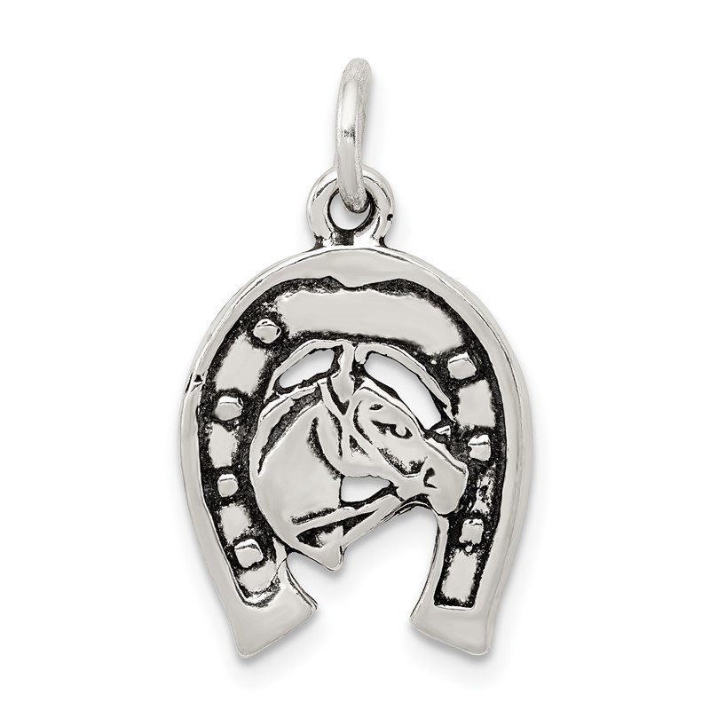 Horse Head Charm Sterling Silver Horse Head Charm Sterling Silver