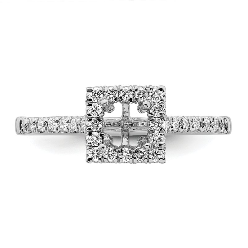 True Origin 14K White Gold 1/3 carat Lab Grown Diamond VS+ F+ Semi ...