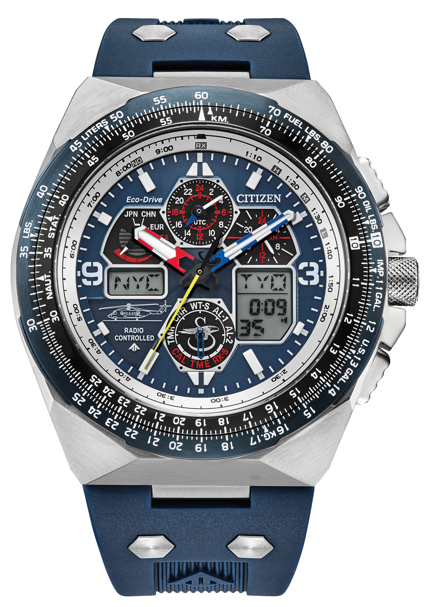 Citizen MEN ECO WR200 SS STRA BLUE JY8156-00L - Ron Wilkin Jewellers