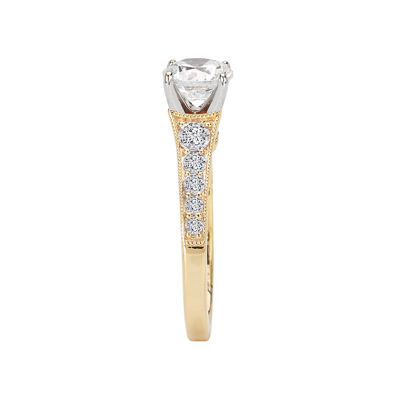 Romance Diamond Semi-Mount Engagement Ring 160127-RD100Y