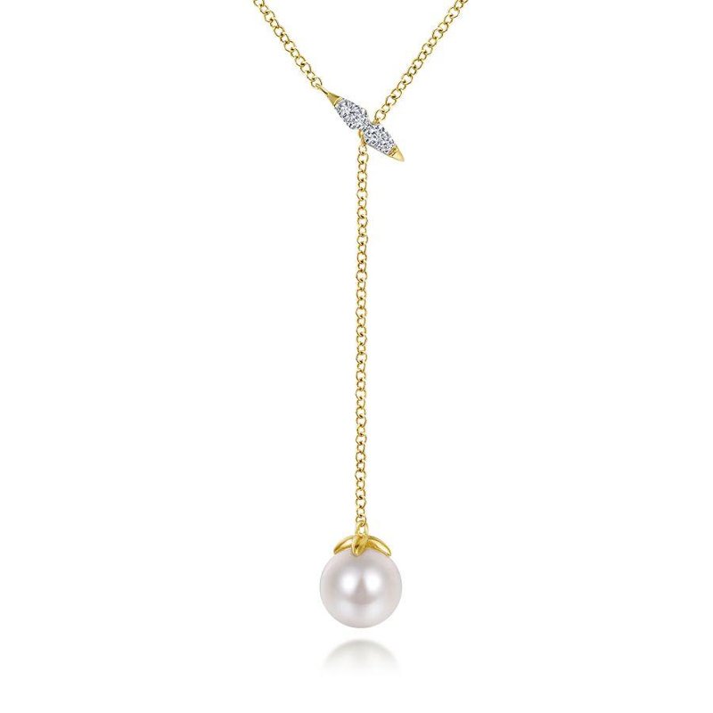 ネックレス・ペンダント Monday Edition _ Pearl Flower Two-way Necklace Pandora Moments Two-Tone Silver & Gold Key Flower Necklace