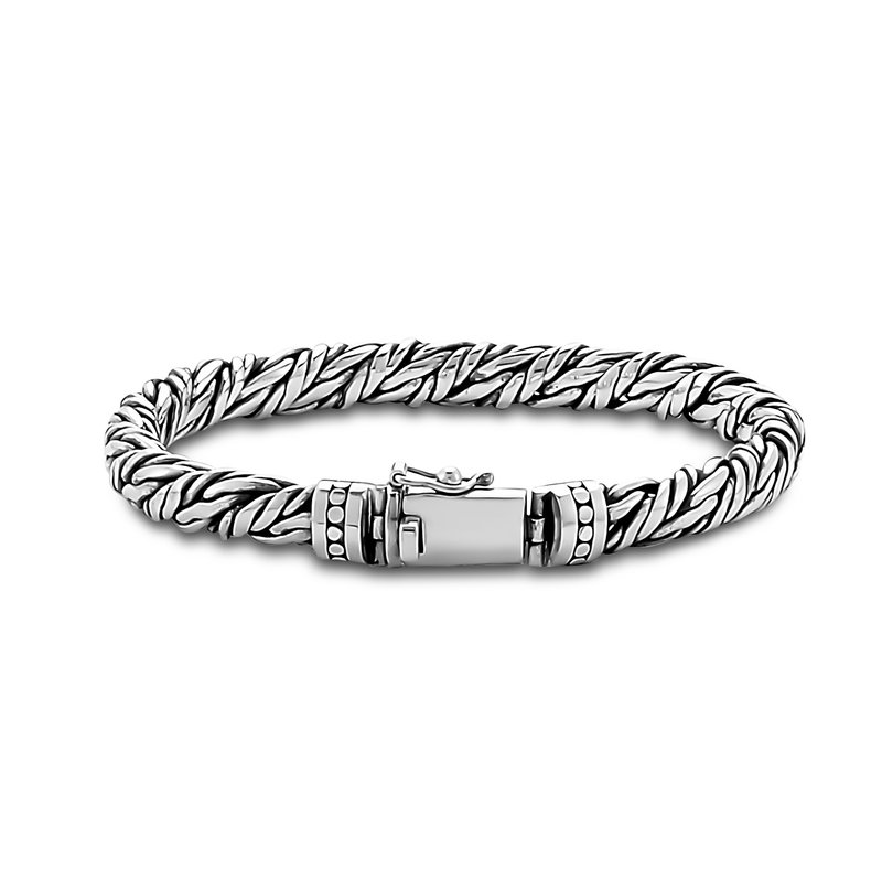 Samuel B STERLING SILVER TWIST WEAVE BRACELET 63252B.SL9