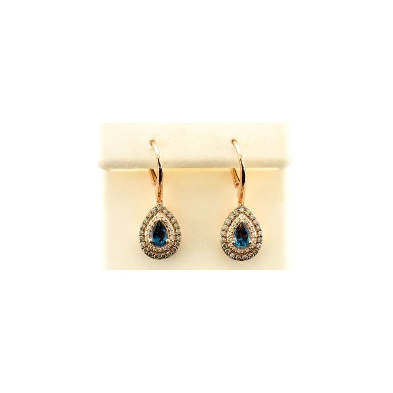 Le Vian 14K Strawberry Gold® Earrings TRBQ 28 - TK Wheeler Le Vian 14K Strawberry Gold® Earrings TRBQ 28 - TK Wheeler