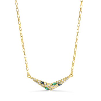 Multicolor Vintage Necklace M500-CA-00446