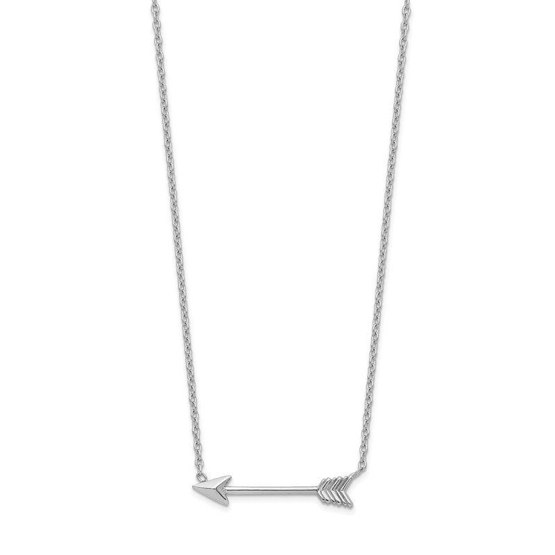 Arrow Necklace Polished Sterling Silver Arrow Necklace Polished Sterling Silver