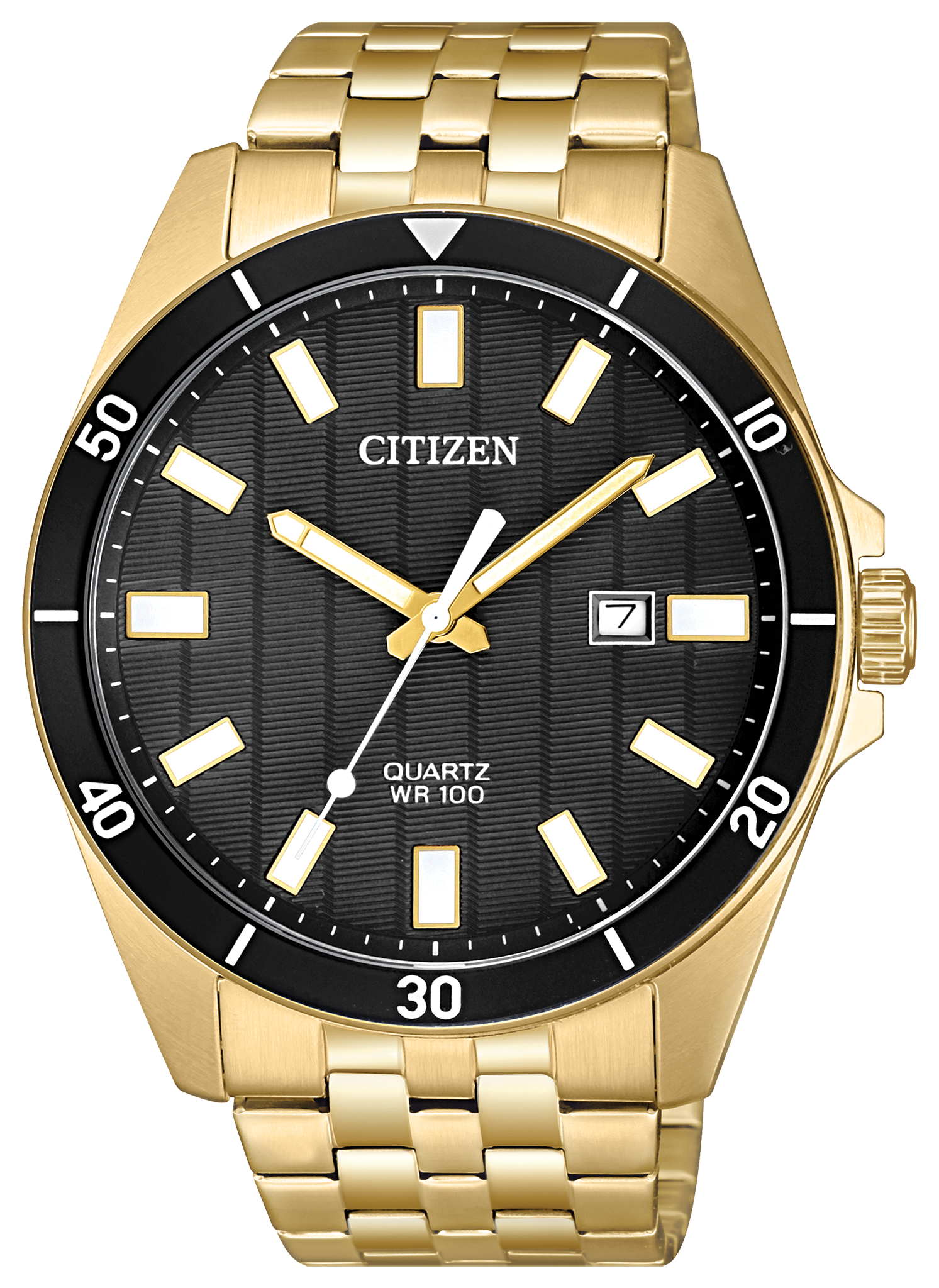 Citizen MEN QUARTZ WR100 SSG BRAC BLCK BI5052-59E - Ron Wilkin