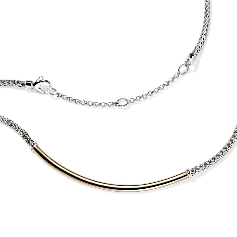 売れ筋がひ！ JH HARDY JOHN Essential 2.5 Silver, Sterling Gold, Necklace, リール