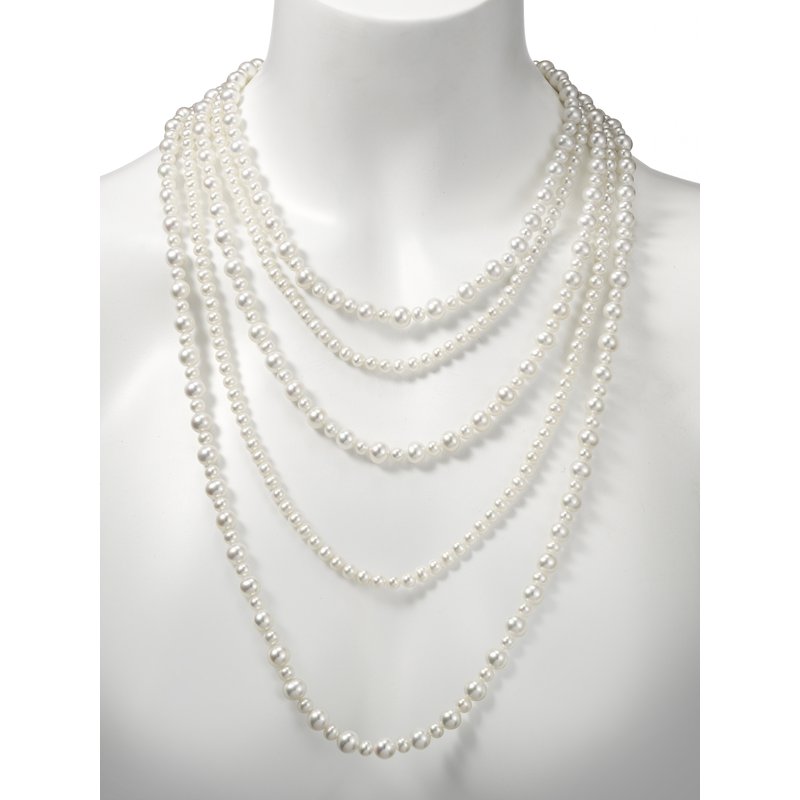 Mastoloni Pearls Popcorn Pearl Bib Necklace N2062