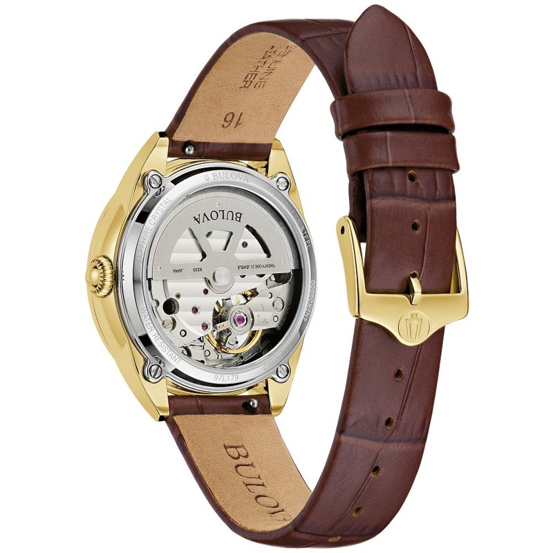 chinese dress ladies Bulova Dress/Classic Crystal Ladies Watch Stainless Steel – RichardsJewelers main image 1