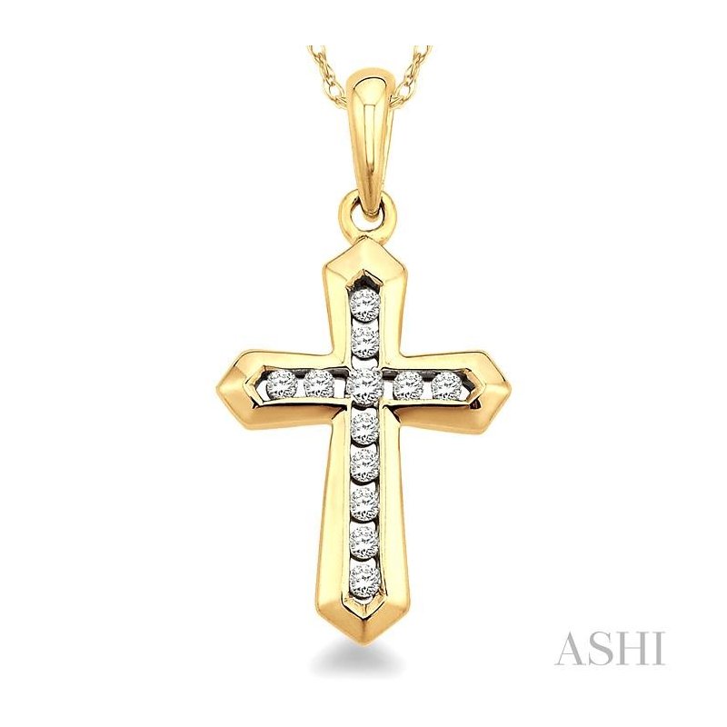 ASHI Cross Diamond Pendant 95318PJFXPD - Pattons Jewelry