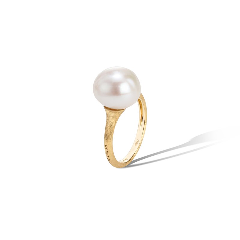 Marco Bicego Africa Boules 18K Yellow Gold and Pearl Ring AB614-PL