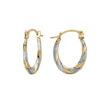 [ILYAND] 韓国ブランド☆14K☆Square Unballance Hook Earrings Gold Square Hoops - Handbag Earrings - Chunky Handbag Hoops