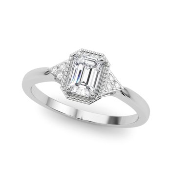 Engagement Rings Emerald Cut