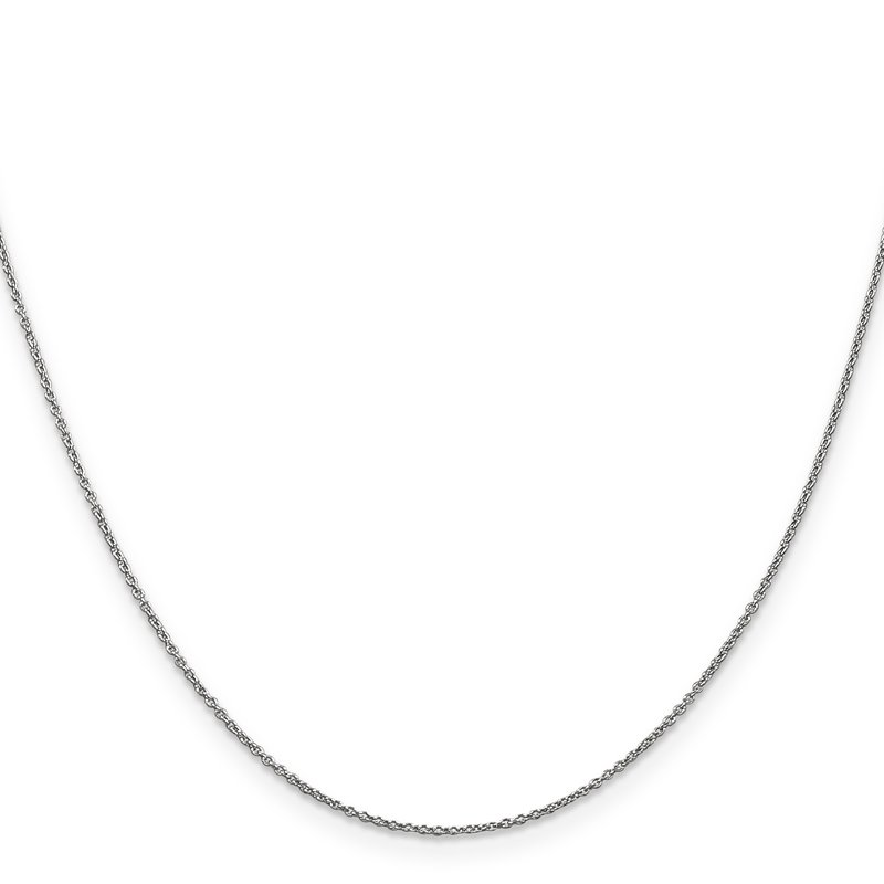 14K White Gold .9mm Cable Chain with Lobster Clasp 14K White Gold .9mm Cable Chain with Lobster Clasp